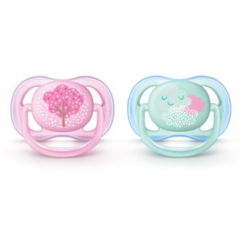 Philips Avent Ultra Air 0-6 m dudlík Girl 2 ks