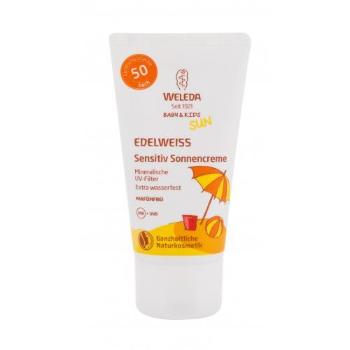 Weleda Baby & Kids Sun Edelweiss Sunscreen Sensitive SPF50 50 ml opalovací přípravek na tělo pro děti