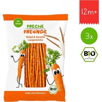 Freche Freunde BIO Špaldové tyčinky s mrkví 3× 75 g (0745760316496)