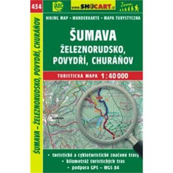 Šumava - Železnorudsko, Povydří, Churáňov 1:40 000: 434 (978-80-7224-712-7)