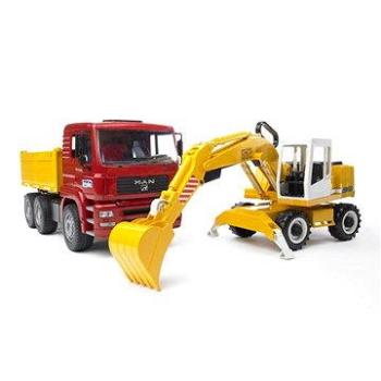 Bruder MAN TGA Nákladní auto s Liebherr bagrem (4001702027513)