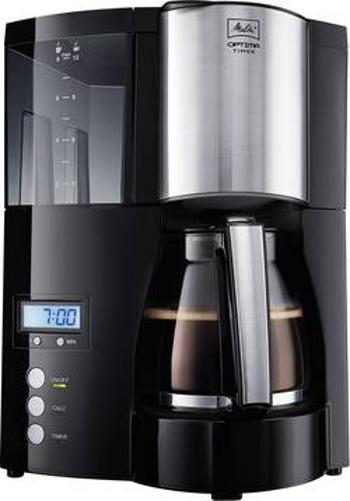 Kávovar Melitta Optima, 100801 bk, 850 W, černá/stříbrná