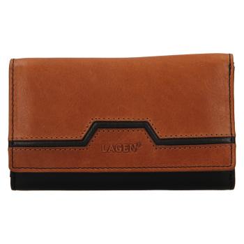 Lagen dámská peněženka kožená BLC/5305/222 Black/cognac