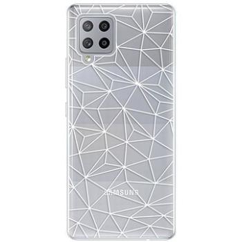 iSaprio Abstract Triangles 03 - white pro Samsung Galaxy A42 (trian03w-TPU3-A42)