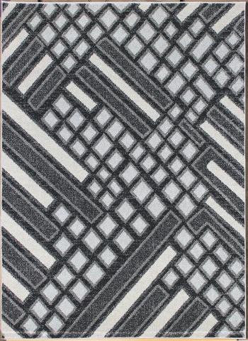 Berfin Dywany Kusový koberec Aspect 1812 Dark Grey - 80x150 cm Šedá