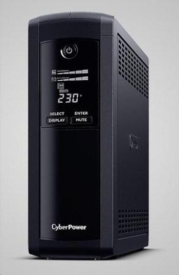 CyberPower Value PRO SERIE GreenPower UPS 1200VA/720W, IEC zásuvky, VP1200EILCD