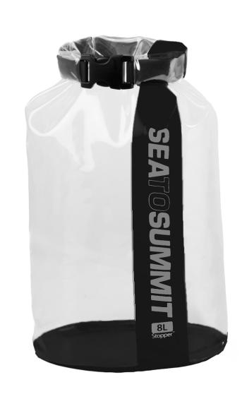 vak SEA TO SUMMIT Clear Stopper Dry Bag velikost: 8 litrů, barva: černá