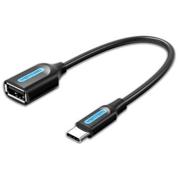 Vention USB-C (M) to USB (F) OTG Cable 0.15m Black PVC Type (CCSBB)