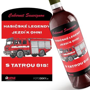 Víno Hasičské legendy – Tatra 815 (Druh Vína: Červené víno)