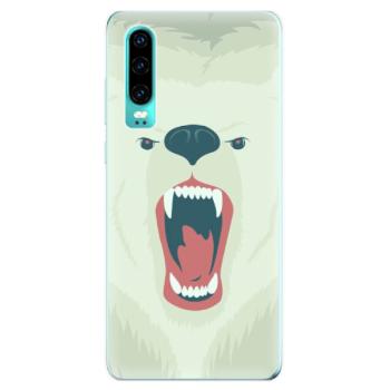 Odolné silikonové pouzdro iSaprio - Angry Bear - Huawei P30