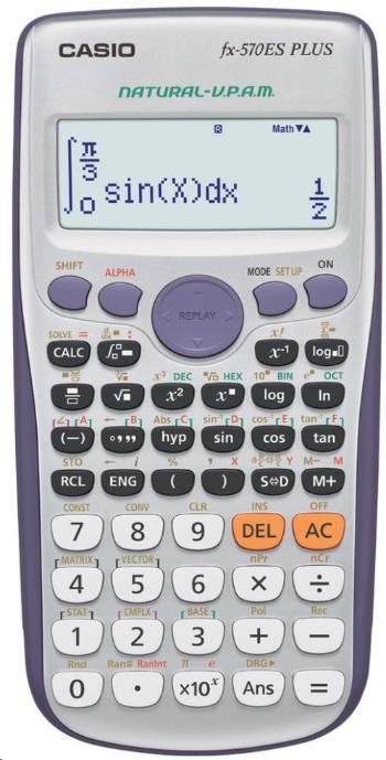 CASIO kalkulačka FX 570ES PLUS 2E, školní, blistr