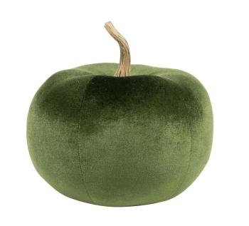 Zelené sametové dekorativní jablko Apple M - 26*25*25cm DCFAG32