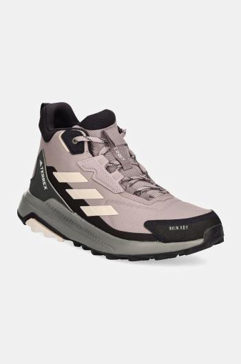 Boty adidas TERREX Anylander Mid R.RDY dámské, fialová barva, ID3475