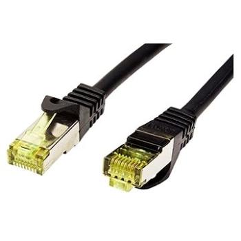 OEM S/FTP patchkabel Cat 7, s konektory RJ45, LSOH, 1m, černý (21.92.2135)