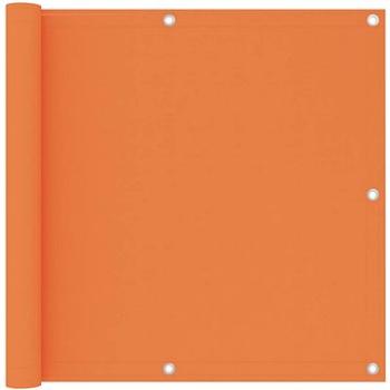 Balkónová zástěna oranžová 90×600 cm oxfordská látka 135051 (135051)