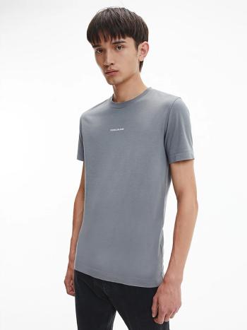 Calvin Klein pánské šedé triko - S (PTP)
