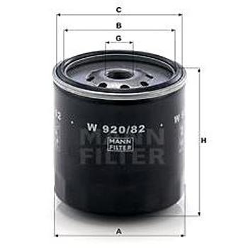 MANN-FILTER W920/82 (W920/82)