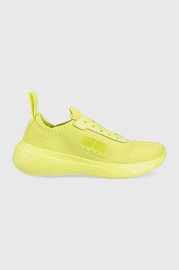 Sneakers boty Tommy Jeans FLEXI CONTRAST BRAND žlutá barva, EN0EN02139