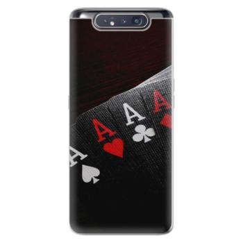 Odolné silikonové pouzdro iSaprio - Poker - Samsung Galaxy A80