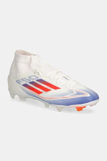 Fotbalové boty adidas Performance korki F50 League Mid bílá barva, JH8234