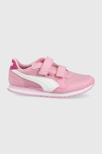 Dětské boty Puma 38490203 růžová barva