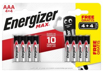 Energizer Max - Mikrotužka AAA/4+4 zdarma 8 ks