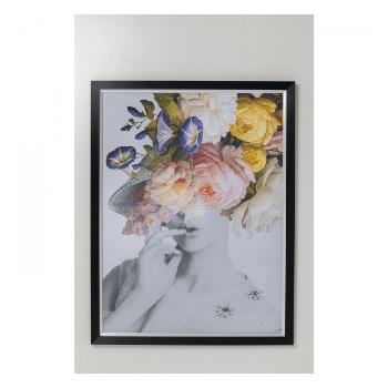 Obraz s rámem Flower Lady Pastel 152x117 cm
