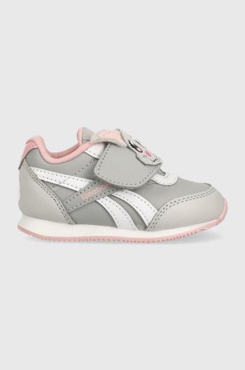 Dětské boty Reebok Classic šedá barva