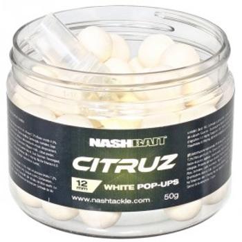 Nash plovoucí boilies citruz pop ups white + 3 ml spray - 50 g 12 mm