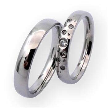 NUBIS® NSS3018-ZR Snubní ocelový prsten šíře 3 mm - velikost 62 - NSS3018-ZR-62
