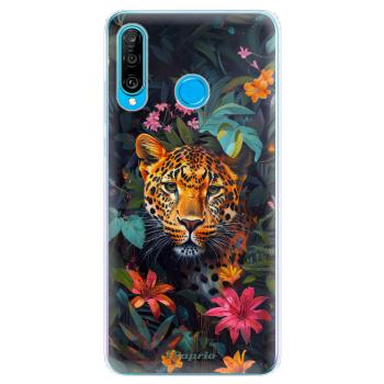 Odolné silikonové pouzdro iSaprio - Flower Jaguar - Huawei P30 Lite