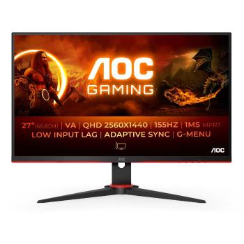 AOC MT VA LCD WLED 27" Q27G2E/BK - VA panel, 1560x1440, 1ms, 155Hz, 2xHDMI, DP