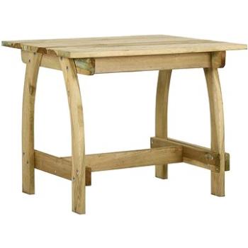 Zahradní stůl 110 × 74 × 75 cm impregnované borové dřevo, 318403 (318403)