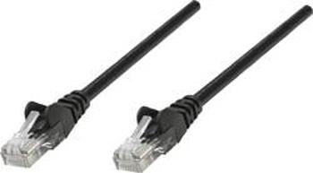 Síťový kabel RJ45 Intellinet 342070, CAT 6, U/UTP, 3.00 m, černá