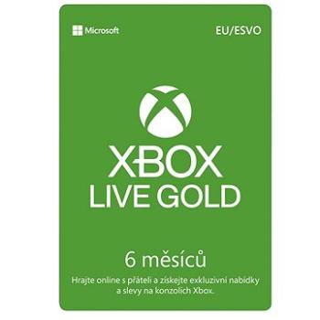 Xbox Live Gold - 6 měsíční členství (S3T-00005)