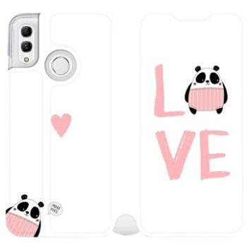 Flipové pouzdro na mobil Honor 10 Lite - MH09S Panda LOVE (5903226750375)