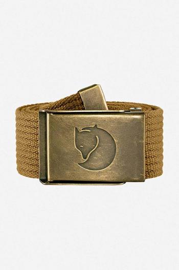 Pásek Fjallraven Canvas Brass Belt béžová barva, F77297.232-232