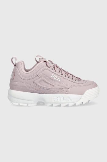 Sneakers boty Fila Disruptor fialová barva