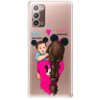 iSaprio Mama Mouse Brunette and Boy pro Samsung Galaxy Note 20 (mmbruboy-TPU3_GN20)