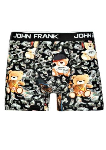 Pánské boxerky John Frank JFBD312 XL Černá