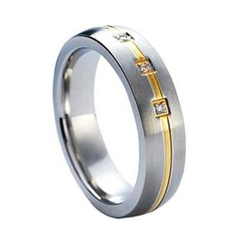 NUBIS® NSS1009 Dámský snubní prsten se zirkony - velikost 49 - NSS1009-Zr-49