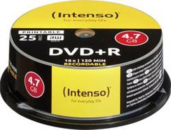 DVD+R 4.7 GB Intenso 4811154, s potiskem, 25 ks, vřeteno