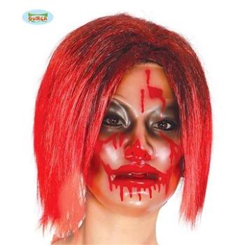 Maska plast průhledná horor - žena - hallowen (8434077027929)