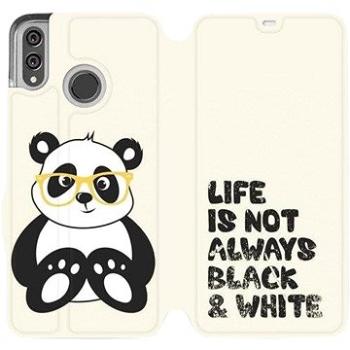 Flipové pouzdro na mobil Honor 8X - M041S Panda - life is not always black and white (5903226482245)