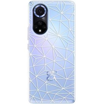 iSaprio Abstract Triangles 03 pro white pro Huawei Nova 9 (trian03w-TPU3-Nov9)