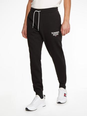 Tommy Jeans pánské černé tepláky - L/R (BDS)