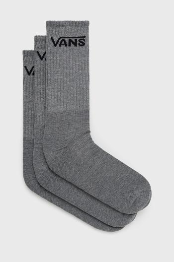 Ponožky Vans pánské, šedá barva