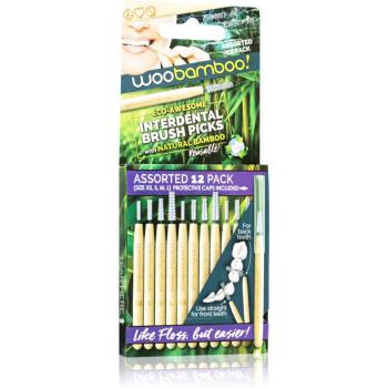 Woobamboo Eco Interdental Brush mezizubní kartáčky mix 12 ks