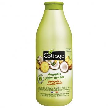 Cottage Moisturizing Shower Milk - Pineapple & Coconut cream sprchové mléko 97% přírodní 750 ml