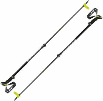 Leki Guide Lite 2 Carbon Dark Anthracite/Neonyellow/Black 105 - 150 cm Turistické hole